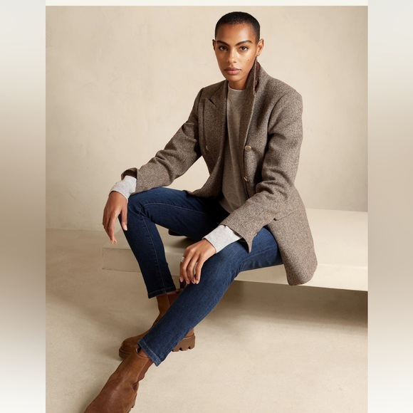 Banana Republic Mid- Rise skinny Suzy jean Medium Wash size 30 - Picture 3 of 14